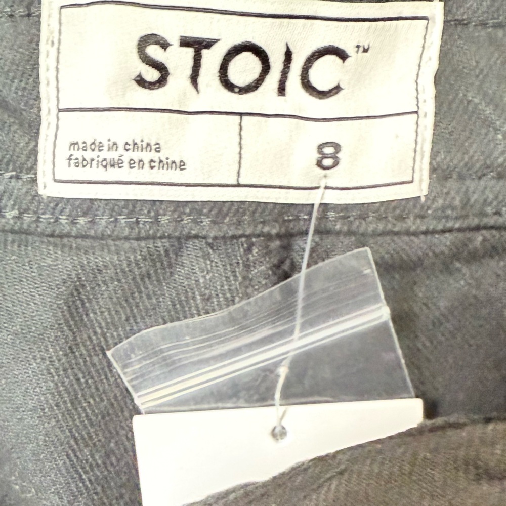 Stoic Black Women’s Utility High Rise Cotton Pants Size 8 Work Wear Casual NWT - Picture 11 of 14
